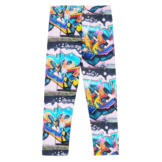 Girls Leggings 2T-7 - Summer Graffiti Fun