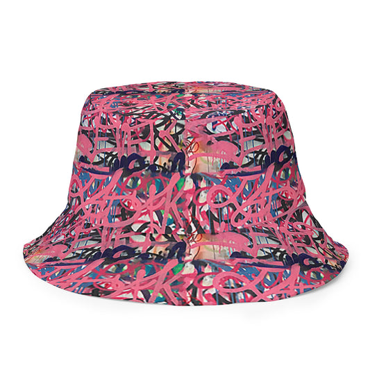 Reversible bucket hat - Graffiti Fun