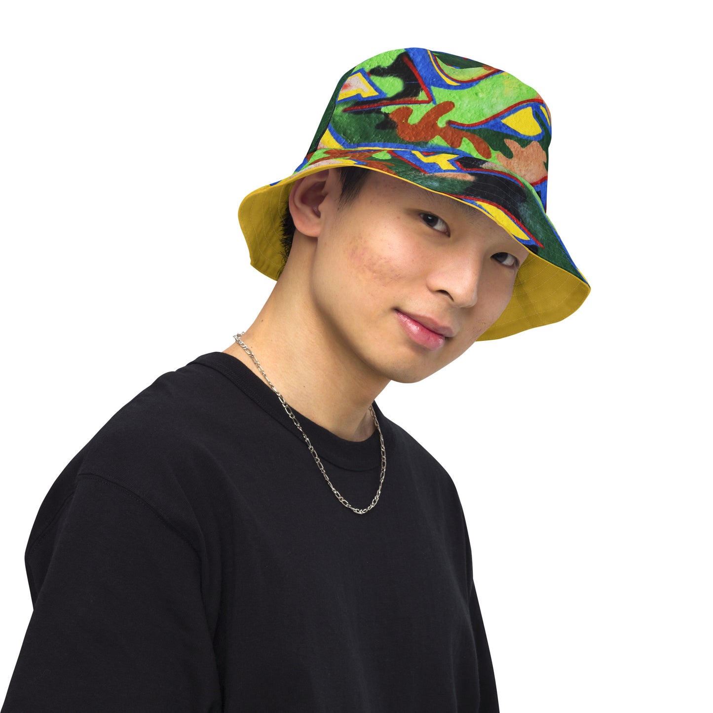 Reversible bucket hat- Camouflage