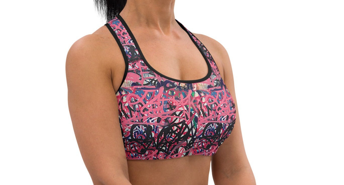 Sports Bra - Graffiti Fun