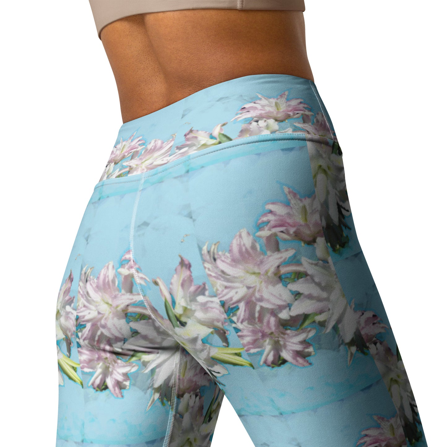 Yoga Leggings - Garden Lilies 2