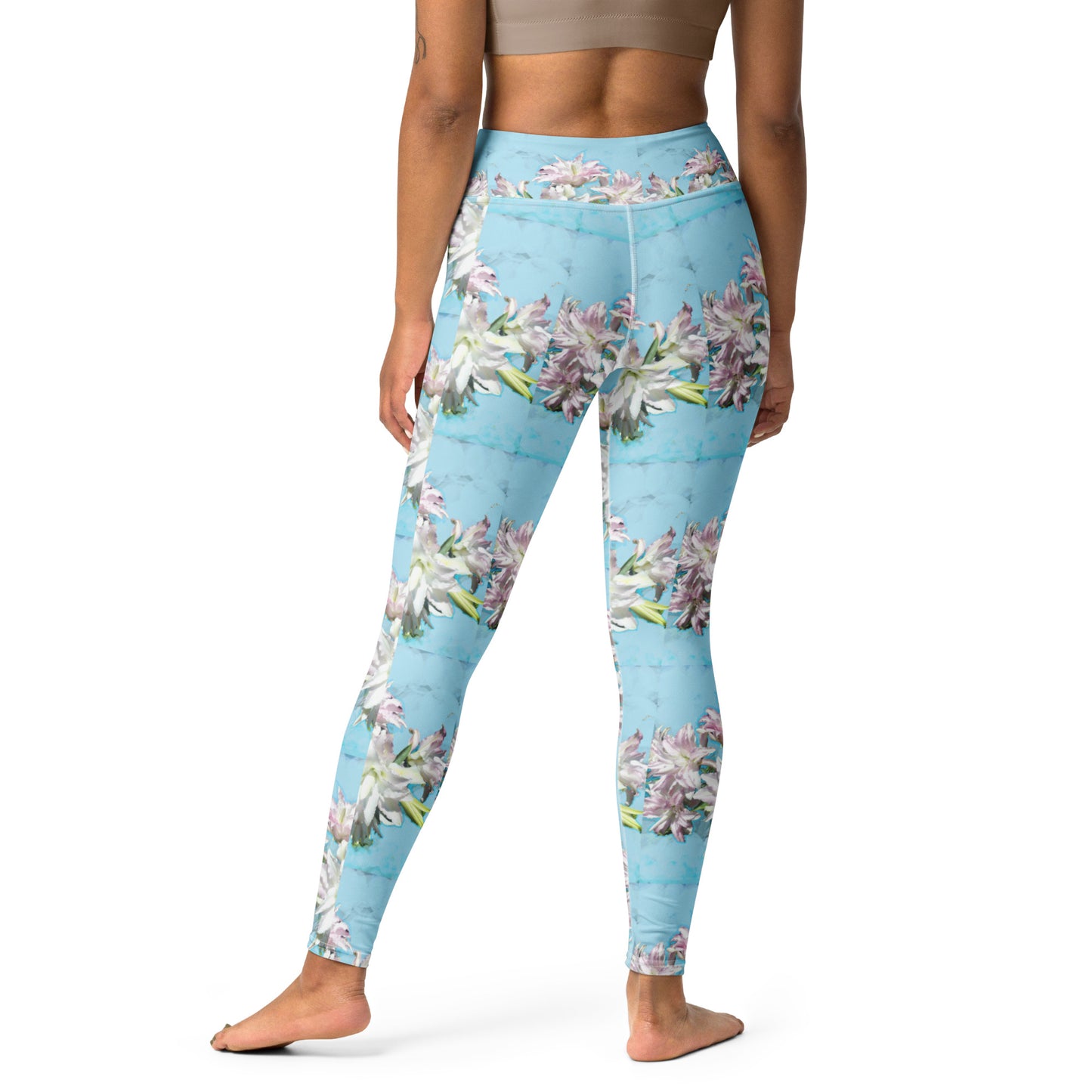 Yoga Leggings - Garden Lilies 2