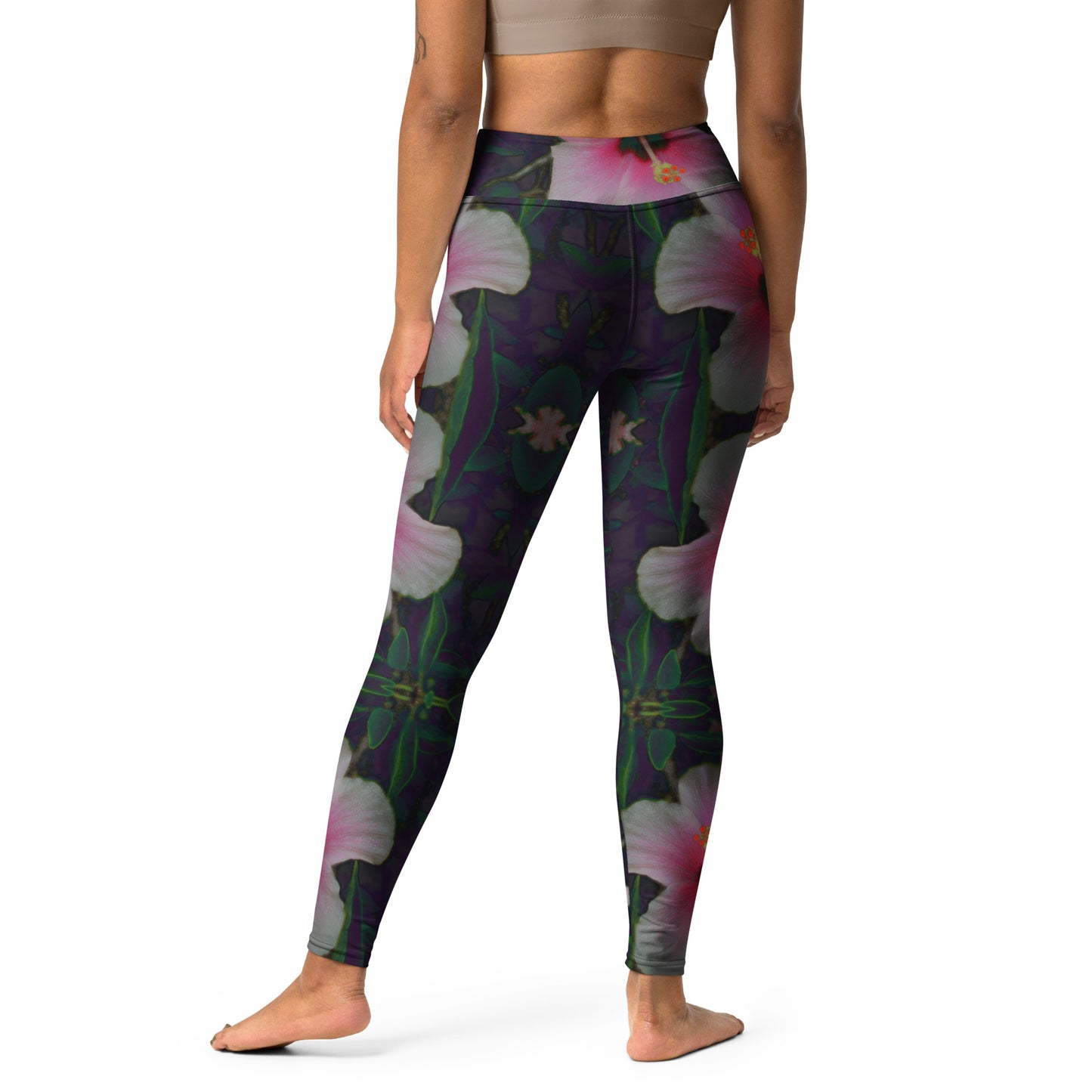 Yoga Leggings -Hibiscus love