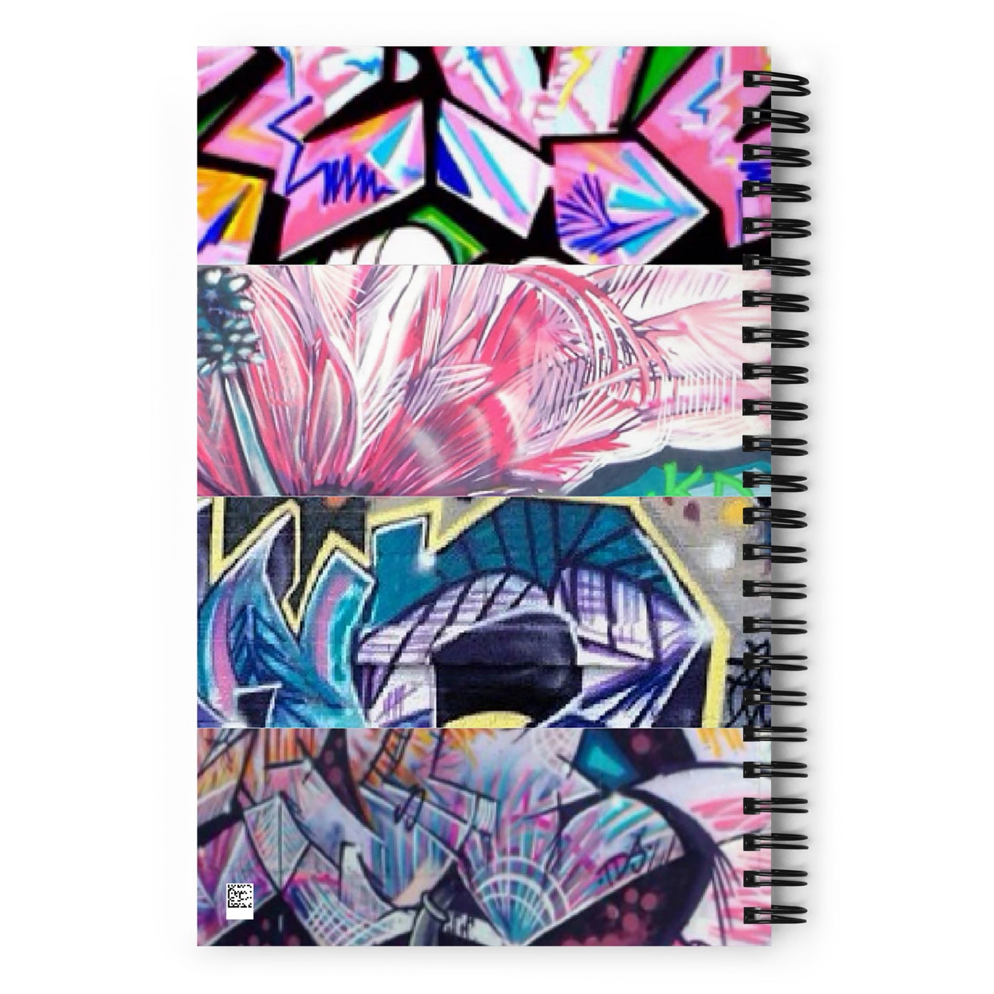 Spiral notebook - Girly Graffiti