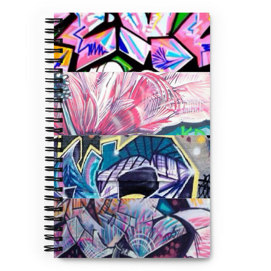 Spiral notebook - Girly Graffiti